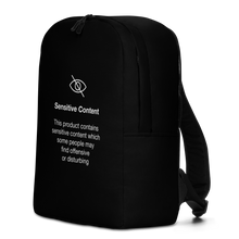 Sensitive Content (Funny) Minimalist Backpack by Design Express