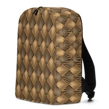 Golden Art Deco Pattern Minimalist Backpack by Design Express