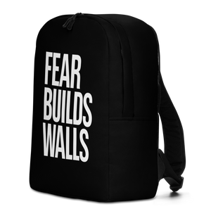 Fear Builds Walls (motivation) Minimalist Backpack by Design Express