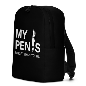 My pen is bigger than yours (Funny) Minimalist Backpack by Design Express