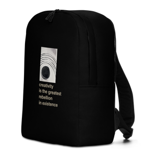 Creativity is the greatest rebellion in existence Minimalist Backpack by Design Express