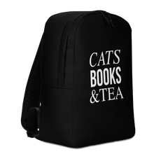 Cats Books Tea (Funny) Minimalist Backpack by Design Express