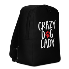 Crazy Dog Lady (Dog lover) Funny Minimalist Backpack by Design Express