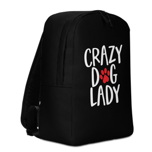 Crazy Dog Lady (Dog lover) Funny Minimalist Backpack by Design Express