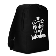 My Dog is My Valentine (Dog lover) Funny Minimalist Backpack by Design Express