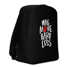 Wag More Bark Less (Dog lover) Funny Minimalist Backpack by Design Express