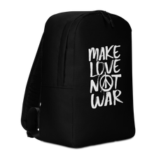 Make Love Not War (Funny) Minimalist Backpack by Design Express