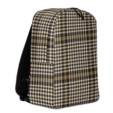 Herringbone Glen Plaid Pattern Minimalist Backpack by Design Express