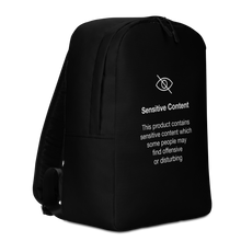 Sensitive Content (Funny) Minimalist Backpack by Design Express