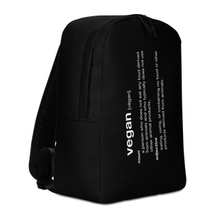 Vegan Dictionary Minimalist Backpack by Design Express