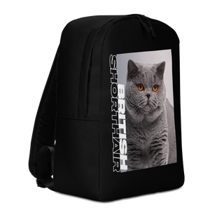 British Shorthair (Cat Lover) Minimalist Backpack by Design Express