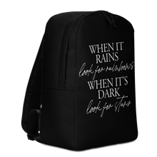 When it rains, look for rainbows (Quotes) Minimalist Backpack by Design Express