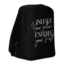 Inhale your future, exhale your past (motivation) Minimalist Backpack by Design Express