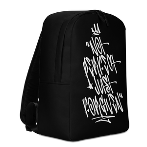 Not Perfect Just Forgiven Graffiti (motivation) Minimalist Backpack by Design Express