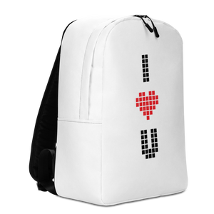 I Heart U Pixel Minimalist Backpack by Design Express