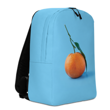 Orange on Blue Minimalist Backpack by Design Express