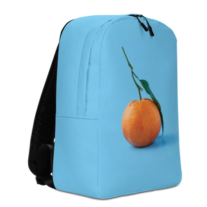 Orange on Blue Minimalist Backpack by Design Express