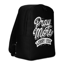 Pray More Worry Less Minimalist Backpack by Design Express