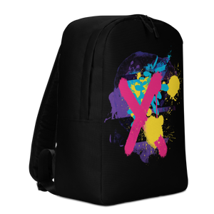 Abstract Series 01 Minimalist Backpack Black by Design Express