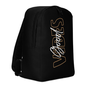 Good Vibes Typo Minimalist Backpack by Design Express