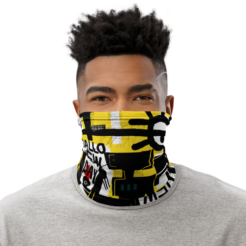 Default Title Basquiat Style Neck Gaiter by Design Express