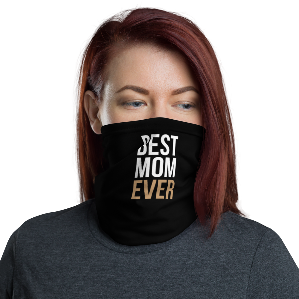 Default Title Best Mom Ever (Funny Mother Day) Face Mask & Neck Gaiter by Design Express