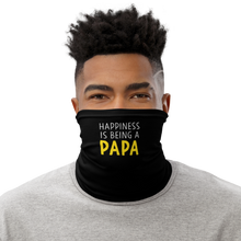 Default Title Happiness is Being a Papa (Funny) Face Mask & Neck Gaiter by Design Express