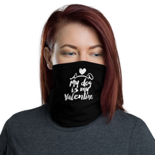 Default Title My Dog is My Valentine (Dog lover) Funny Face Mask & Neck Gaiter by Design Express