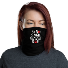 Default Title I'm Not Single, I Have A Dog (Dog Lover) Funny Face Mask & Neck Gaiter by Design Express