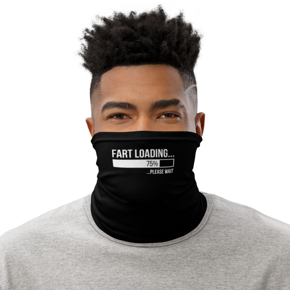 Default Title Fart Loading (Funny) Face Mask & Neck Gaiter by Design Express