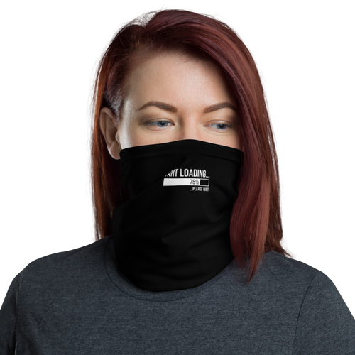 Default Title Fart Loading Small (Funny) Face Mask & Neck Gaiter by Design Express