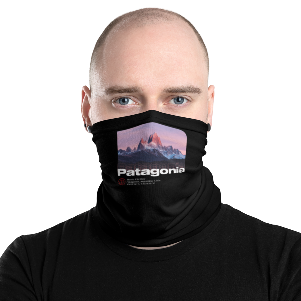 Default Title Monte Fitz Roy, Patagonia Face Mask & Neck Gaiter by Design Express