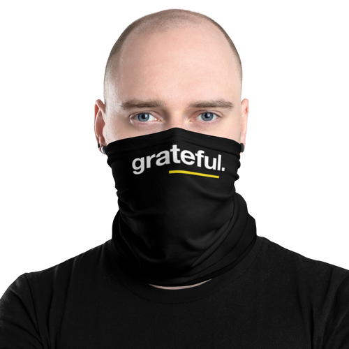 Default Title Grateful (Sans) Face Mask & Neck Gaiter by Design Express