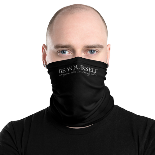 Default Title Be Yourself Quotes Face Mask & Neck Gaiter by Design Express