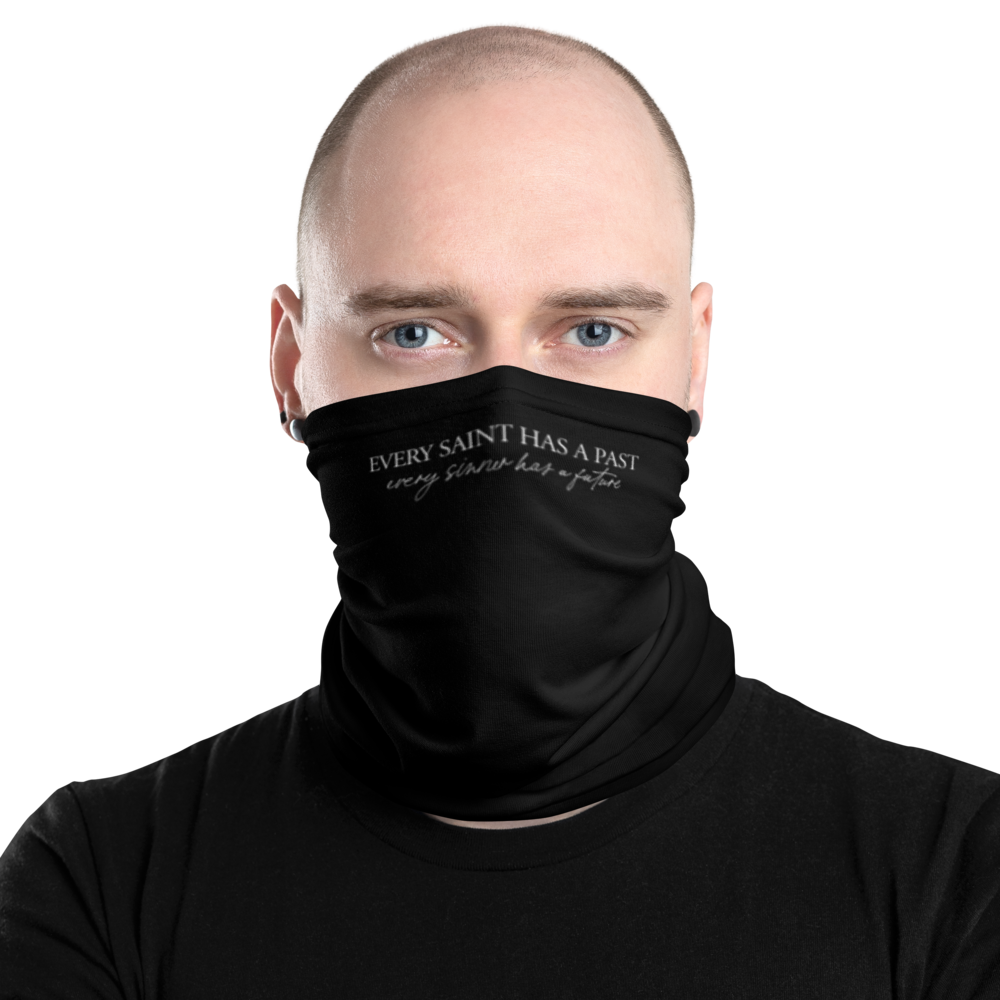 Default Title Every saint has a past (Quotes) Face Mask & Neck Gaiter by Design Express