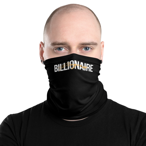 Default Title Billionaire in Progress (motivation) Face Mask & Neck Gaiter by Design Express