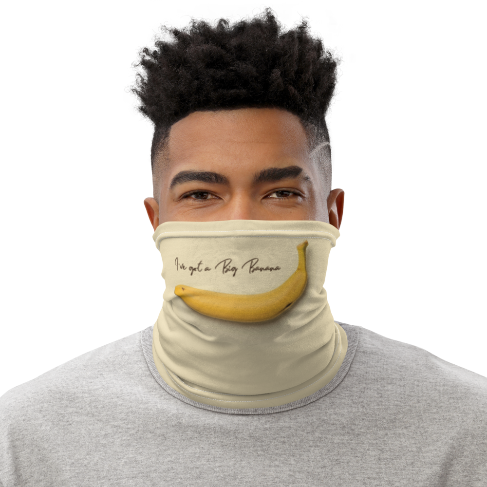 Default Title I've got a big banana Face Mask & Neck Gaiter by Design Express