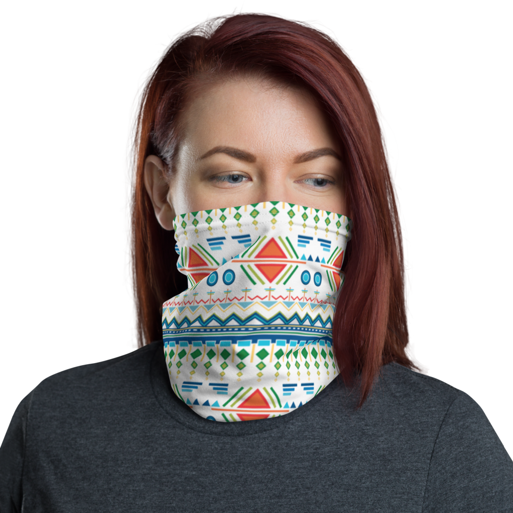 Default Title Traditional Pattern 06 Face Mask & Neck Gaiter by Design Express