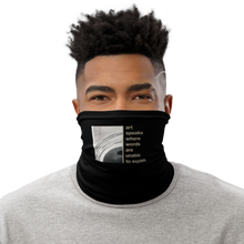 Default Title Art speaks where words are unable to explain Face Mask & Neck Gaiter Sizes: One Size by Design Express