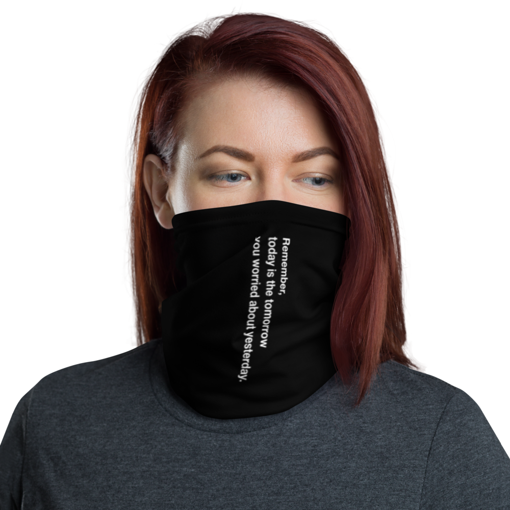 Default Title Remember Quotes Face Mask & Neck Gaiter by Design Express