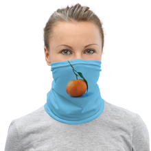 Default Title Orange on Blue Face Mask & Neck Gaiter by Design Express