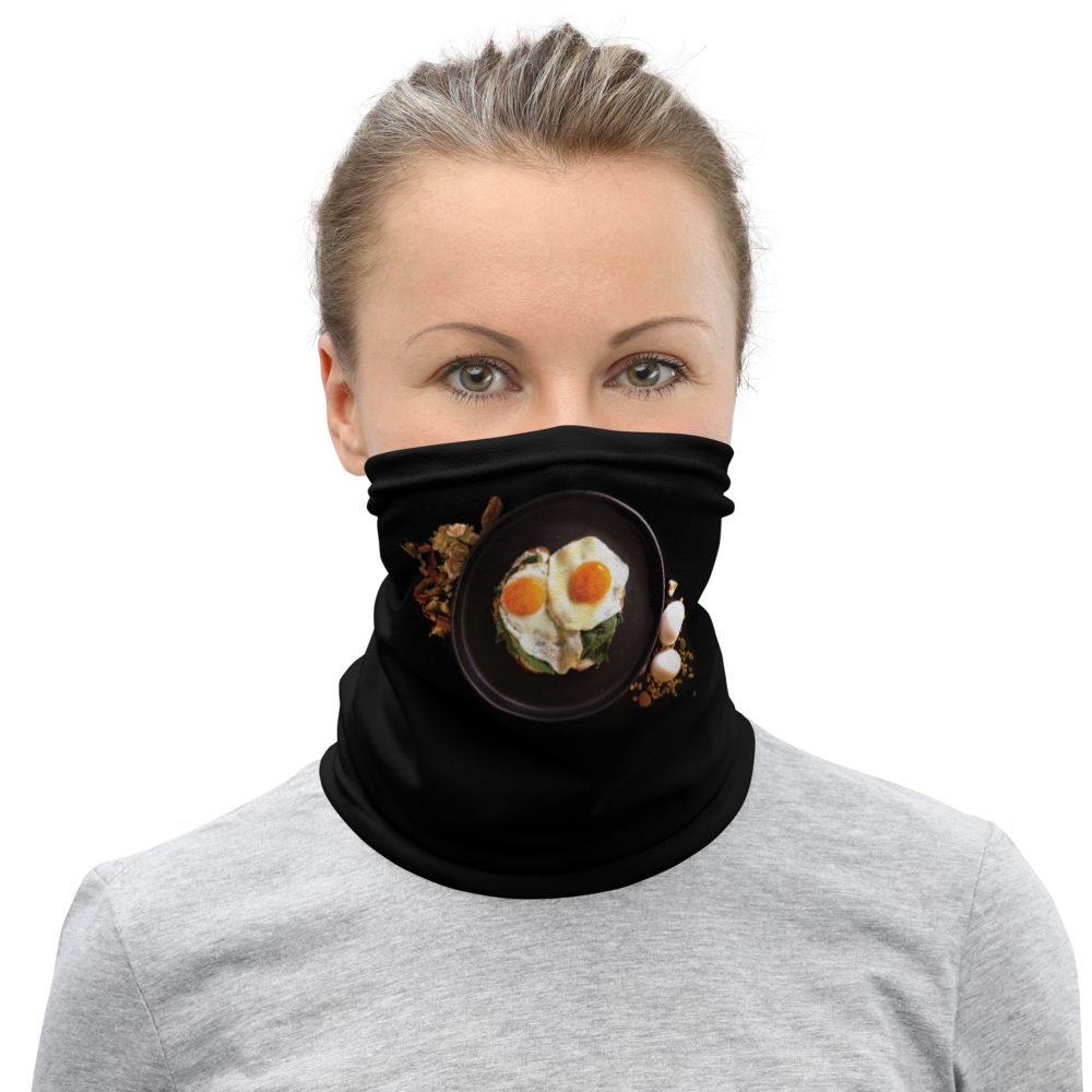 Default Title Delicious Eggs Face Mask & Neck Gaiter by Design Express