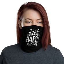 Default Title Think Happy Thoughts Face Mask & Neck Gaiter by Design Express