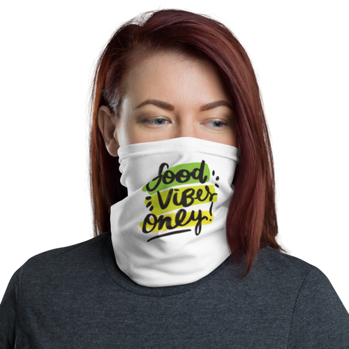 Default Title Good Vibes Only Face Mask & Neck Gaiter by Design Express