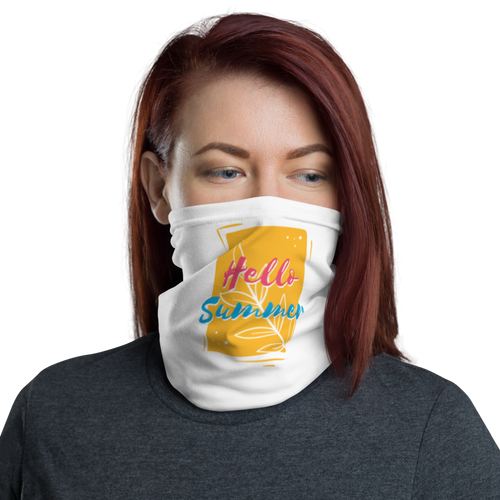 Default Title Hello Summer Face Mask & Neck Gaiter by Design Express