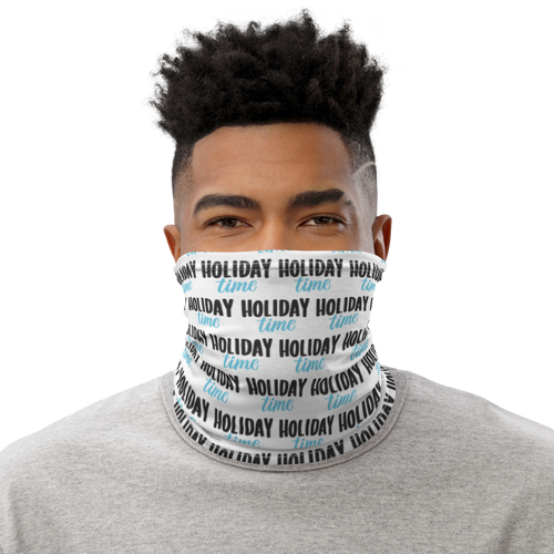 Default Title Holiday Time Face Mask & Neck Gaiter by Design Express