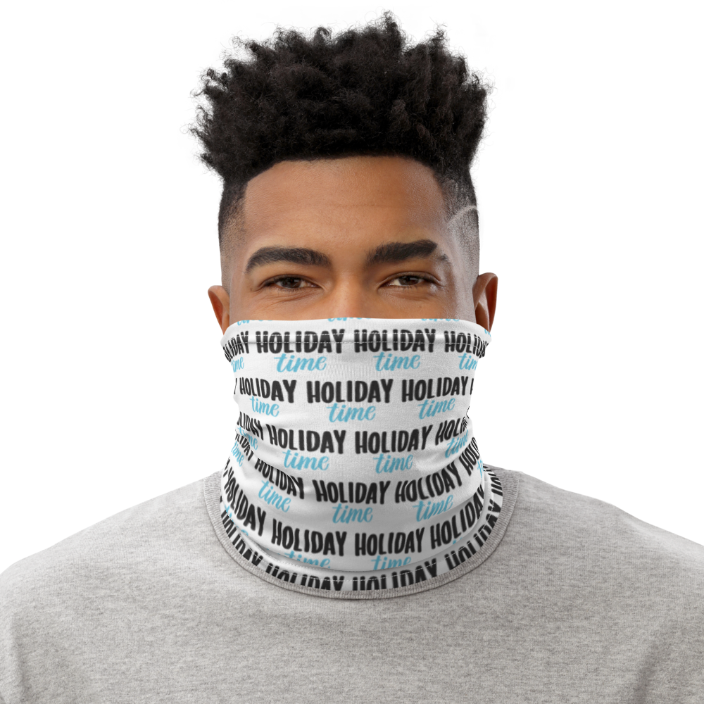 Default Title Holiday Time Face Mask & Neck Gaiter by Design Express