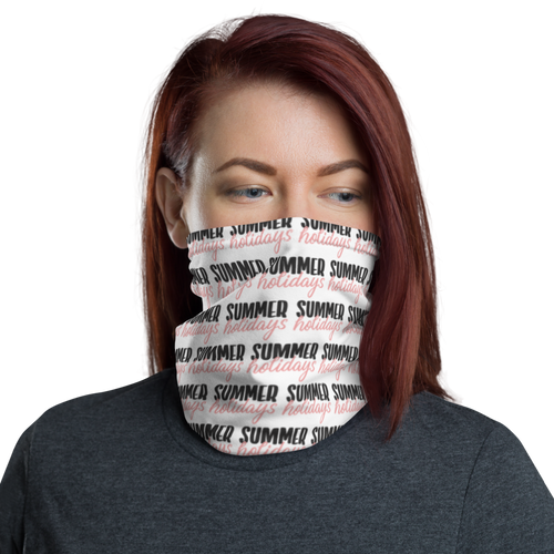 Default Title Summer Holidays Face Mask & Neck Gaiter by Design Express