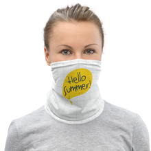 Default Title Hello Summer Yellow Face Mask & Neck Gaiter by Design Express