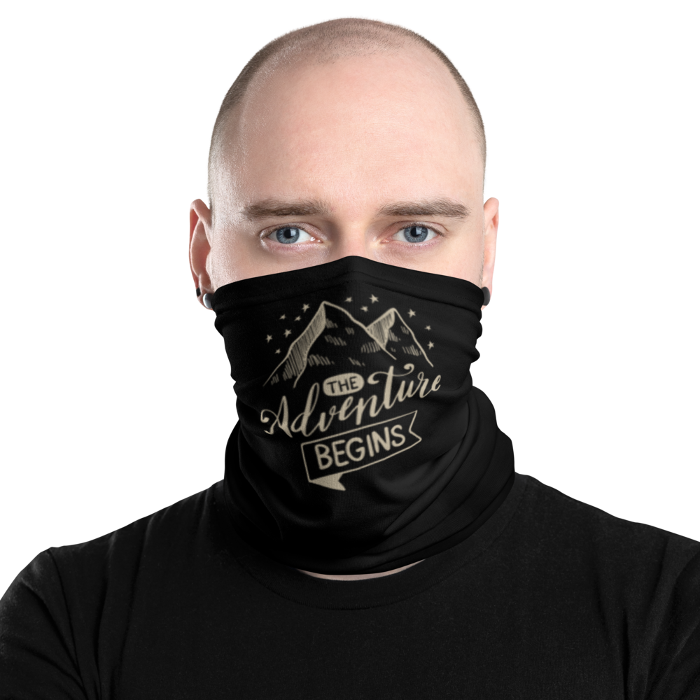 Default Title The Adventure Begins Face Mask & Neck Gaiter by Design Express